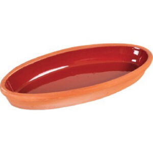 İÇİ SIRLI OVAL KAYIK  15*29
