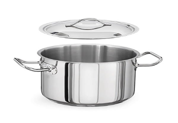 Medium Shallow Casseroles w/lid 28x17 10.5 Lt
