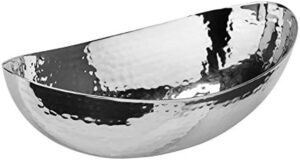 s/s triangle  hammered plate