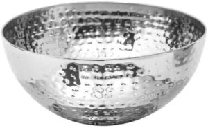 s/s conical hammered bowl  (M)