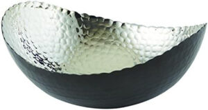 s/s oblong hammered plate (M)