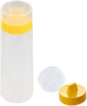 First in first out squeeze bottle 16oz 480ml Yellow