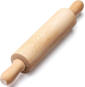 Wooden Rolling Pin WithHandleDim. 45.5 Diam. 7.7 cm