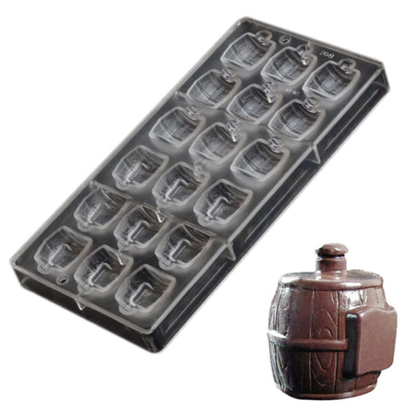 POLYCARBONATE CHOCOLATE MOLD - BARREL