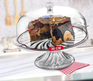 Cake Stand w/Cover 30.5 *30.5* 11.5cm