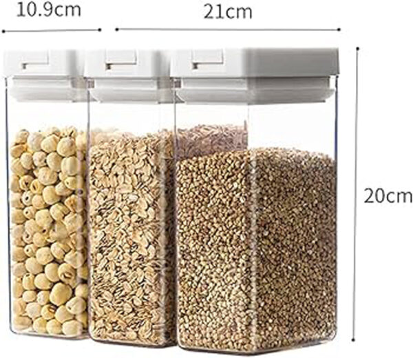 PC Square Food storage Container    3.5L/4QT18.2x18.2x19