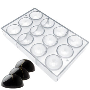 POLYCARBONATE CHOCOLATE MOLD - PING PONG BALL