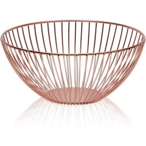 Wire Fruit Basket (Gold Covered) - GRV-522-ALTIN