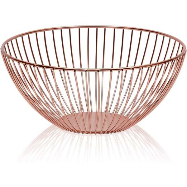 Wire Fruit Basket (Gold Covered) - GRV-522-ALTIN