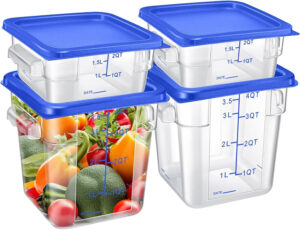 PC Square Food storage Container    10L/12QT28.5x28.5x21