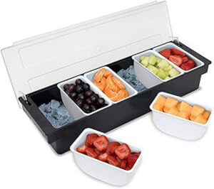 ABS/PP/PC 5compartment holder 50X16X12