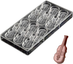 POLYCARBONATE CHOCOLATE MOLD - VIOLIN
