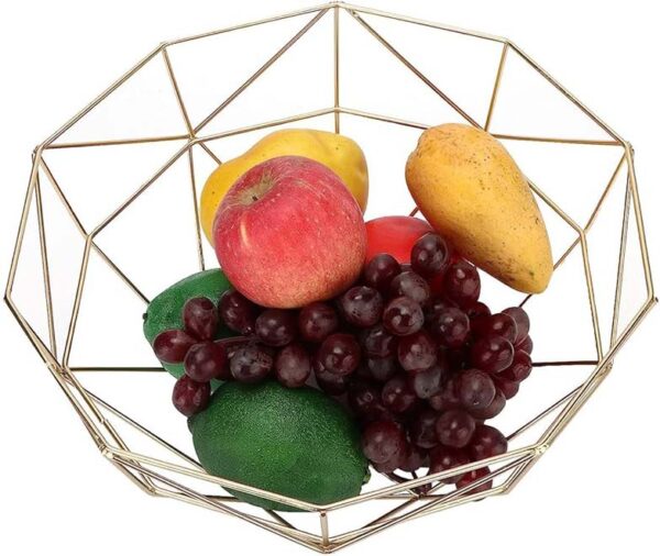 Wire Fruit Basket (Copper Covered) - GRV-5016-BAKIR
