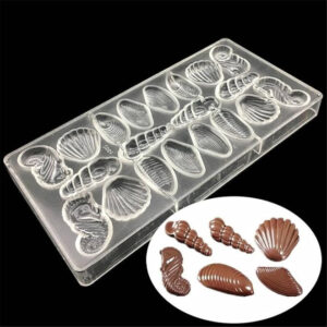 POLYCARBONATE CHOCOLATE MOLD - SEA SHELL- SHAPED