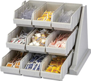 PP 6 Compart Organizers Grey 23.5*42.4*41.3