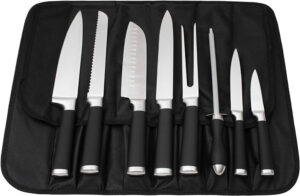 Deluxe Knife Set with Roll Bag 6 pcs