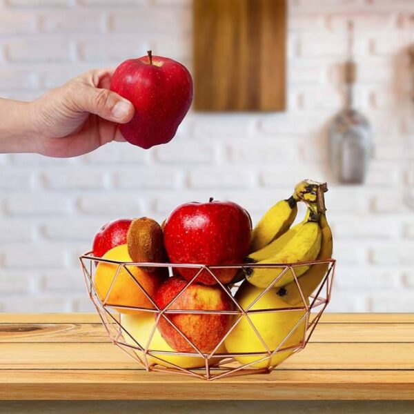 Wire Fruit Basket (Copper Covered) - BRD-HW185-BAKIR