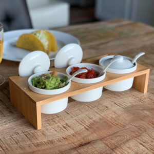 Remekins set 3-  WITH STAND 25x8cm