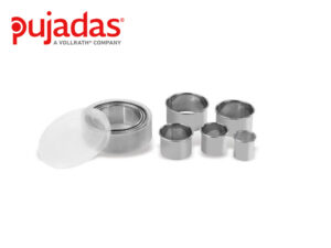 Set of 8 Round  Cutters S/s