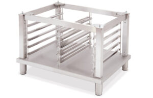 S/Steel Stand With 10pcs 40x60 Tray Shelf
