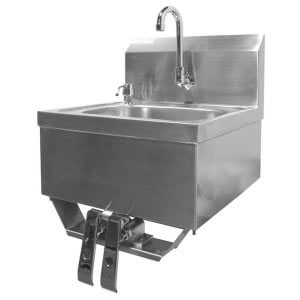 S/Steel Hand Wash Sink Wall Mounded