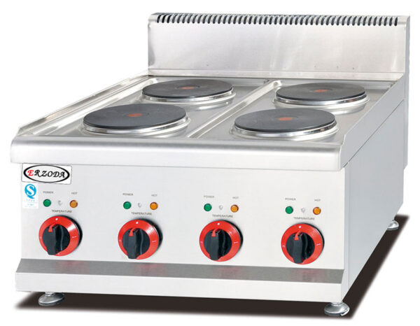 Elect 4 Hot Plate Cooking Range Table Top