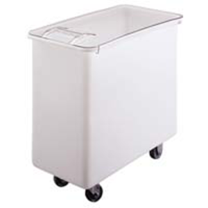 S/Steel Mobile Square Bin For Storage