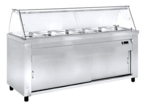Elect Bain Marie 4GN 1/1 With Glass Cover
