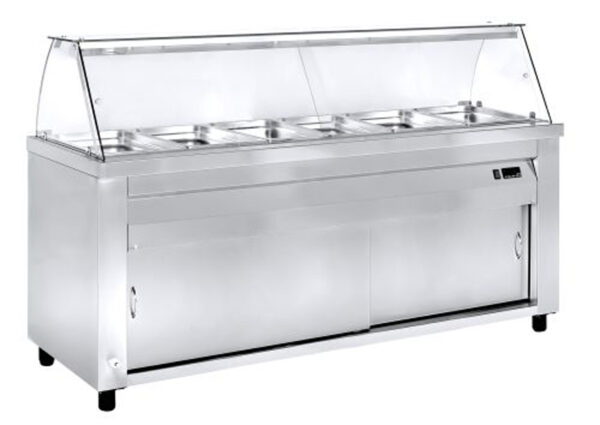 Elect Bain Marie 4GN 1/1 With Glass Cover