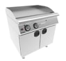 Gas Double Smooth Grill Base Open Cabinet
