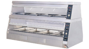 Elect Warming Display Table Top Double Layer
