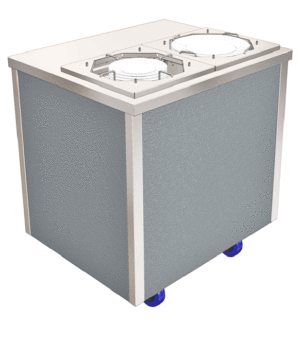 S/Steel Double Plate Dispenser Warmer