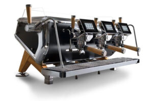 Elect 2 Group Espresso Machine Table TopAutomatic With Jeans Full Kit Black/Black