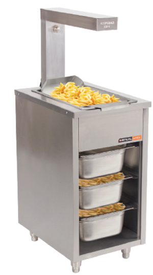 Elect Chips Warmer With Base Cabinet