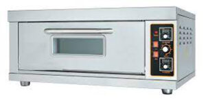 Elect Single Deck Pizza Oven With Steam + Stand