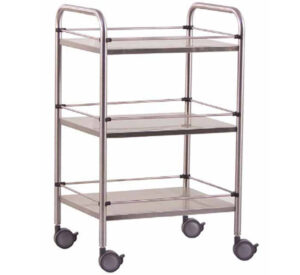 S/S Food Service Trolley 3 Level
