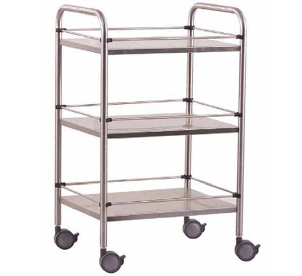 S/S Food Service Trolley 3 Level