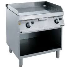 Gas Griddle Grill With Base Open Cabinet