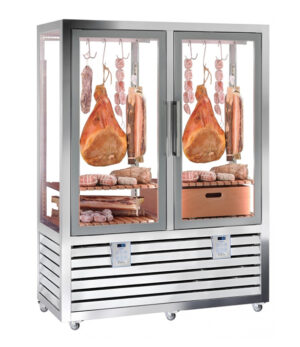 Elect 2 Door Upright Meat Chiller 848Lt