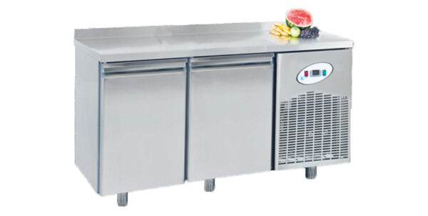 Electric 2 Solid Door Table Chiller 282 Lt European Cooling System