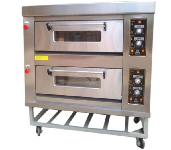 Elect 2 Deck Oven With Stand & Wheels