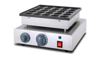 Elect Pancake Machine  Ø4.5cm - 25 Holes  Non Stick Aluminum Plate / 50-300°C