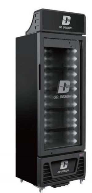 Elect Upright Showcase 337Litre With vertical LED Light inside the cabinet European system & design
