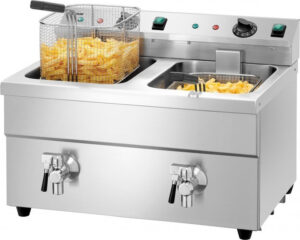 Electric Double Fryer 2x8Lt Table Top